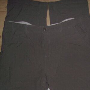 outdoor  size 16 womens pants green nylon  sixteen wear sportswear